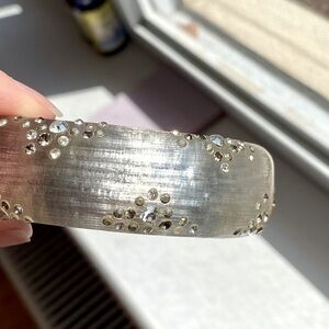 Alexis Bittar Silver Crystal Bracelet